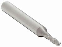 OSG Ball End Mill: Carbide, 2 Flute, 1/32" Mill Dia, 1/8" LOC, 1-1/2" OAL (MPN 402-0312-BN)