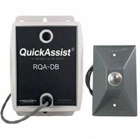 RITRON Quick Assistance Button: RQA-451-DB-Pack, UHF License Required, Gray/Silver, 1 Radio Channels. Key specifications — Manufacturer Part Number: RQA-451-DB-Pack; Brand: RITRON; Color: Gray; Radio Band: UHF License Required; Includes: Externally Mounted Push-Button Assembly with 36 in of Wire.