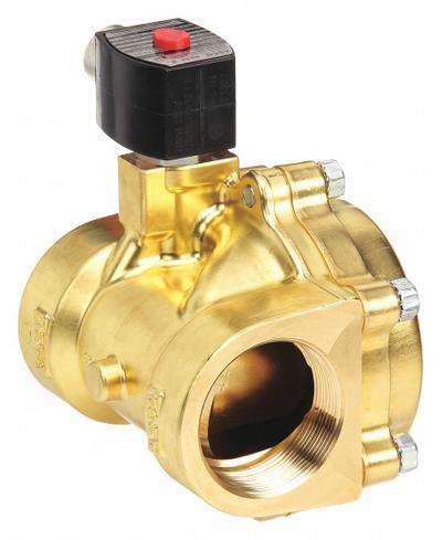 REDHAT Solenoid Valve: 2-Way, Normally Closed, 2 in Pipe Size, 110V AC/120V AC - 2-Way/2-Position, Normally Closed Solenoid Valves