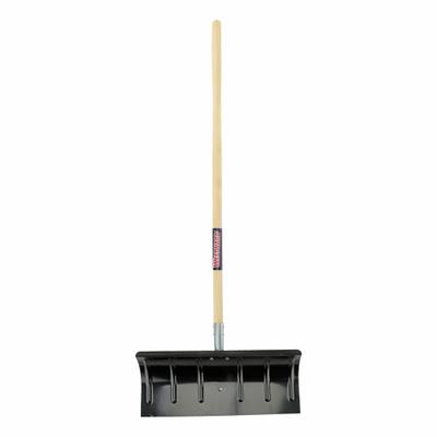 APPROVED VENDOR Snow Pusher: Steel, 11 in Blade Lg, 24 in Blade Wd, 18 ga Gauge - Snow Pushers