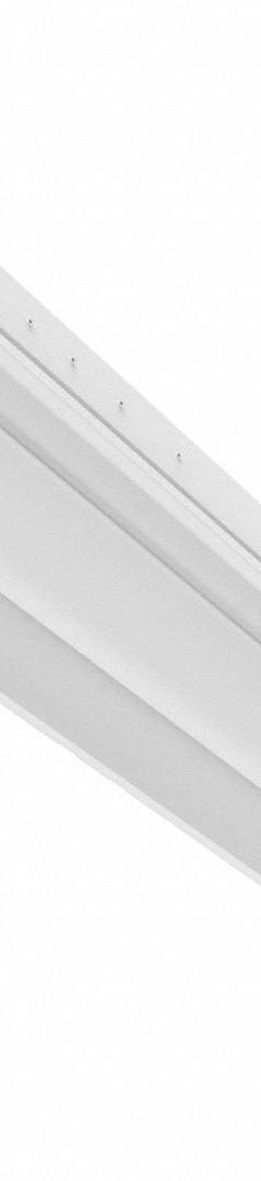 DAYBRITE LED Troffer: 4 ft Lg, 1 ft Wd, 4,200 lm, 3500K, 29.9 W, 120/277V AC, No Sensor (MPN 1FGXG42B835-4-FS-UNV-DIM). Key specifications — attr1261884: 120/277V AC; attr1261878: DAYBRITE; attr1261883: (2) Lamp T8; attr1261870: 3500K; attr1261880: Yes.