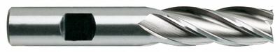 YG-1 Square End Mill: High Speed Steel, TiCN Coated, 4 Flute, 1/2" Mill Dia - General Purpose High-Speed Steel Square End Mills