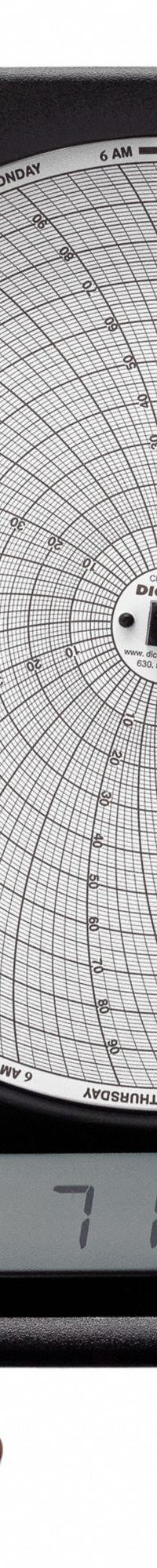 DICKSON Circular Chart Recorders: Circular Chart Recorders, Temp°C/Temp°F, Included (MPN KT8-30R*N400). Key specifications — attr1000928: KT8-30R*N400; attr1000936: DICKSON; attr1000955: Temperature °F; attr1000958: Circular Chart Recorders; attr1000929: +/-1.8F from -300.0 to 122.0F (+/-1.0C from -185.0 to 50C)+/-3.8F (+/-2.1C) remaining range; attr1000937: NIST; attr1000930: Sound; attr1029513: Included.