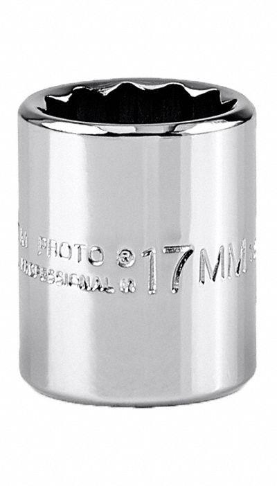 PROTO Socket: Metric - 3/8" Drive Hand Sockets