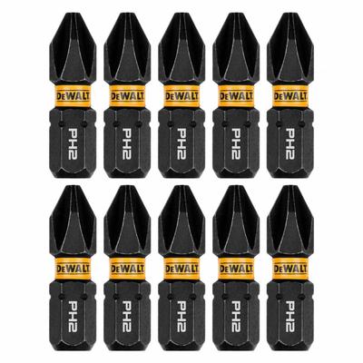 DEWALT Insert Bit: Insert Bit, PH2 Bit Industry Size, #2 Bit Size, Std, 1 in Overall Lg - Insert Bits