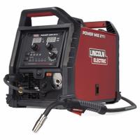 LINCOLN ELECTRIC MIG Welder: Power MIG 211i, MIG Pack (MPN K6080-1). Key specifications — Input Voltage (Nominal) (Merch - Table Column, Filters): 120V; Max. Wire Diameter: 0.045 in (Flux-Cored).