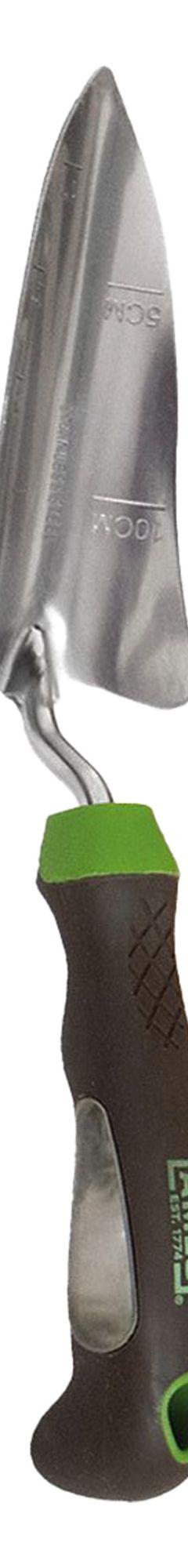 AMES Hand Transplanter: 5 7/8 in Blade Lg, 2 1/2 in Blade Wd, Stainless Steel Tines (MPN 24451GR). Key specifications — Tine Material: Stainless Steel.