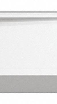 KOHLER Shower Base: Rectangle, Single Threshold, Cast Iron, 32 in Overall Lg, 4 1/2 in Overall Ht (MPN K-9163-0). Key specifications — Material: Cast Iron; Drain Location: Left; Features: Safeguard® Slip-Resistant Finish for Added Safety; Brand: KOHLER.