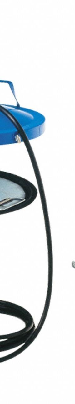 MACNAUGHT Air Drum Pump: Pump w/ Drum Dolly, Hose & Nozzle, 50:1, 460 g/min Max. Flow Rate, Steel (MPN P6-TR). Key specifications — Brand: MACNAUGHT; Suction Tube Material: Steel.