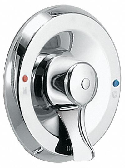 MOEN Valve Trim: Compatible Product Type Moen Valves, Circle Trim Plate, Brass - Handle & Trim Kits for Bathtubs & Showers