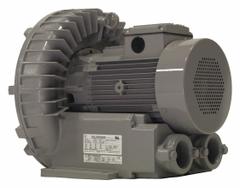 FUJI ELECTRIC Regenerative Blower: 5 hp, 133.5 in wc Max Op Pressure, 95 in wc Max Vacuum, 575V AC (MPN VFZ601A-5W). Key specifications — attr49842: Three; attr49816: FUJI ELECTRIC; attr49813: VFZ601A-5W; attr49822: 4.9 A; attr49827: Female; attr49830: NPT; attr49833: NPT; attr49845: 575V AC.