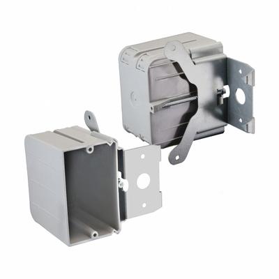 CANTEX Electrical Box: PVC, Nonmetallic Material & Nominal Size, 1 Gangs - Handy Electrical Boxes