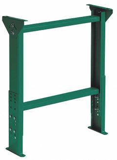ASHLAND CONVEYOR Conveyor Support Stand: For 55 in Between Frame Wd, 12 1/4 in Min. Ht, Steel, Green (MPN 4BH30M15B55). Key specifications — Stand Material: Steel; Color: Green; Brand: ASHLAND CONVEYOR.