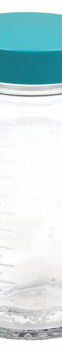 APPROVED VENDOR Mixing/Storage/Sampling Bottle: 120 mL, 48-400, Colorless, Visible Particulate (MPN GLC-01507). Key specifications — Brand: APPROVED VENDOR; Graduated: Yes; Pre-Cleaned: Visible Particulate; Body Color: Colorless; Screw Closure Size: 48-400.