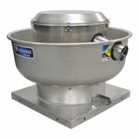 Upblast Exhauster: Direct Drive, Includes Drive Pack, 13 1/2 in Wheel, 1,578 cfm, ODP, 1/3 hp, 1-ph (MPN ALX135-UD033EC). Key specifications — Brand: CANARM; Base Shape: Square; Assembly: Assembled; Motor Enclosure: Open Dripproof; Motor Type: Electronically Commutated; Nameplate Voltage: 115/208-230V AC; Mounting Location: Roof and Wall; For High-Static Pressure Applications: Yes.