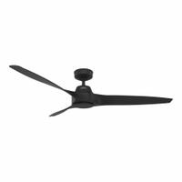 HUNTER Ceiling Fan: 60 in Blade Dia, Matte Black, 6 Speeds (MPN 52997). Key specifications — Finish: Matte Black; Material: Galvanized; Light Kit: No; Number of Speeds: 6; Brand: HUNTER.