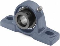 TRITAN Pillow Block Bearing: 1 3/16 in Bore, Cast Iron, Eccentric Collar, 1 43/64 in Shaft Ht (MPN HCP206-19). Key specifications — Brand: TRITAN; Mounting Bolt Size: 1/2 in; Standards: AFBMA; System of Measurement: Inch.