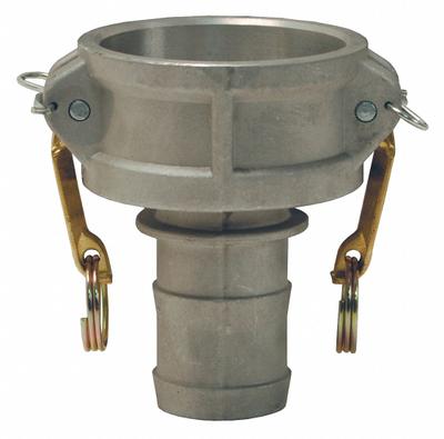 DIXON VALVE & COUPLING Cam and Groove Coupling: 3 in Coupling Size, 4 in Hose Fitting Size, 8 1/2 in Overall Lg - Type C Aluminum Cam & Groove Fittings