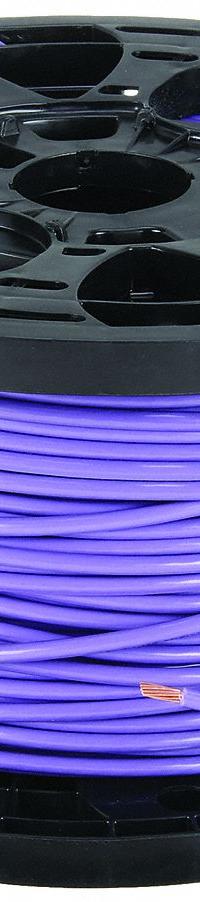 Building Wire: Copper, 6 AWG, 1 Conductors, Stranded, Purple, 500 ft Lg, THHN (MPN 48560701). Key specifications — Voltage: 600 V; Brand: SOUTHWIRE.