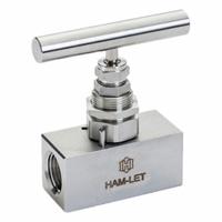 HAM-LET Plumbing Needle Valves: Inline Valve Body, 316 Stainless Steel, Screw-In Bonnet, FNPT x FNPT (MPN H-99L-10-SS-N-V-3/4). Key specifications — For Media: Liquid; Standards: ISO 2006(E); Brand: HAM-LET; Valve Series: H99; Stem Type: V-Stem; Connection Gender - Side 2: Female; Connection Gender - Side 1: Female; Connection Type - Side 1: NPT.
