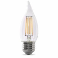 FEIT ELECTRIC Compact LED Bulb: Medium Screw (E26), LED, (BA) Bullet Angled, BA10, 3.3 W Watt, 5000K (MPN BPEFC40950CAFIL/2/RP). Key specifications — attr233510: BA10; attr233525: 120V AC; attr233549: Clear; attr518949: 5000K; attr239859: FEIT ELECTRIC.