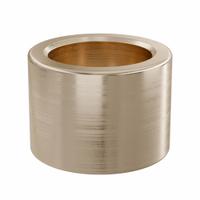 Sleeve Bearing: Bronze, SAE 841, 18 mm Bore, 25 mm OD, 18 mm Lg, 49,938 lb/sq in-fpm Max PV, 10 PK (MPN AAM1825-18B). Key specifications — System of Measurement: Metric; Material Grade: SAE 841; Brand: OILITE.