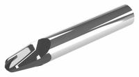 MICRO 100 Runner Cutter: Carbide, 2 Flute, 20°, 7/64" Rad, 0.366 in Flute Lg, 2-1/2" OAL (MPN MRT-312-109)