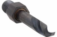 ROCKY MOUNTAIN TWIST Threaded Shank Drill Bit: 3/8", 1-1/4" Overall Lg, Black Oxide HSS (MPN 953HS3/8SS). Key specifications — attr1235676: ROCKY MOUNTAIN TWIST; attr1235682: 1/4"-28; attr1235677: 0.3750; attr1235683: NAS 965 Type B.