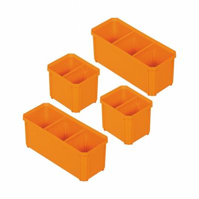KLEIN TOOLS MODbox Replacement Bins,Tall,PK 4: 3 7/8 in W x 4 1/8 in H x 9 1/2 in L - MODbox Tool Bins