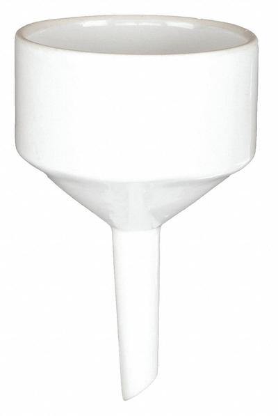 APPROVED VENDOR Buchner Funnel: Porcelain, 350 mL, 94.61 mm, 16.06 mm, 76.36 mm Stem Lg - Buchner Funnels