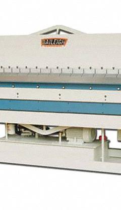 BAILEIGH INDUSTRIAL Sheet Metal Brake: Foot Pedal/Hand Lever Actuation + Finger, Angle Gauge, White (MPN BB-9610H). Key specifications — attr67184: BAILEIGH INDUSTRIAL; attr67188: BB-9610H; attr67191: Foot Pedal.