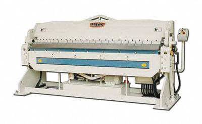 BAILEIGH INDUSTRIAL Sheet Metal Brake: Foot Pedal/Hand Lever Actuation + Finger, Angle Gauge - Hydraulic Box & Pan Brakes
