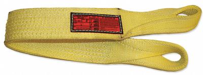 STREN-FLEX Web Sling: Type 4, Nylon, 4 Plies, 10 ft Sling Lg - Standard Nylon Twisted-Eye Web Slings