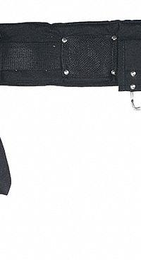 KLEIN TOOLS Tool Belt: 36 in to 40 in Waist Size, Pockets 11, Padded (MPN 5709L). Key specifications — Brand: KLEIN TOOLS; Padded: Padded; Belt Color: Black; Primary Application: Electrician.