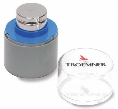 TROEMNER Calibration Weight: 1 kg Nominal Mass, Cylinder Calibration Wt, 4, No Certificate - Class 4 Calibration Weights