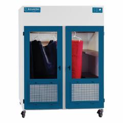 MYSTAIRE Evidence Drying Cabinet: 64 in Overall Wd, 23 in Overall Dp, 78 in Overall Ht (MPN MY-FDR64TE). Key specifications — Base/Stand Included: Yes; Housing Finish: Powder Coated; Base/Stand Material: Polypropylene; Brand: MYSTAIRE; Housing Material: Polypropylene; Product Type: Evidence Drying Cabinet; Work Surface Included: Yes.