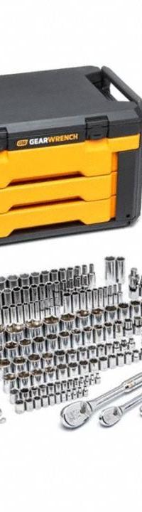 GEARWRENCH Mechanics Tool Set: 243 Total Pcs, Mechanics Hand Tools, Metric/SAE, Tool Case (MPN 80966). Key specifications — attr538253: GEARWRENCH; attr548973: None; attr548974: None; attr548975: None; attr548983: (23) Combination Wrenches.
