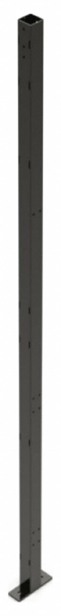 HUSKY RACK & WIRE Line Post: 8 ft H, Black, Powder-Coated (MPN V5508). Key specifications — attr1283297: Powder-Coated; attr1283316: Steel; attr1283313: Yes; attr1283333: HUSKY RACK & WIRE.