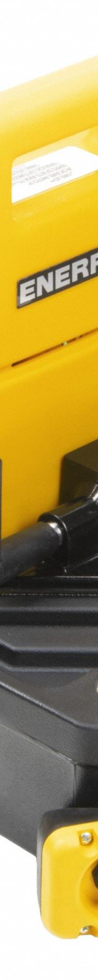 ENERPAC Electric Pump: 10,000 psi Max. Op Pressure, 20 cu in/min Max. Flow Rate, 1/2 hp Max. HP (MPN PUJ1201E). Key specifications — attr941810: PUJ1201E; attr941817: 2-Position; attr941814: Retract.