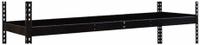 HALLOWELL Shelf: 72 in x 30 in, 1,000 lb Load Capacity, Black, Shelf (MPN DRHCL7230ME). Key specifications — Includes: (4) Beams; Shelf Configuration: Single Straight; Color: Black; Frame Material: Steel; Brand: HALLOWELL; Frame Finish: Powder Coated; Product Type: Shelf.