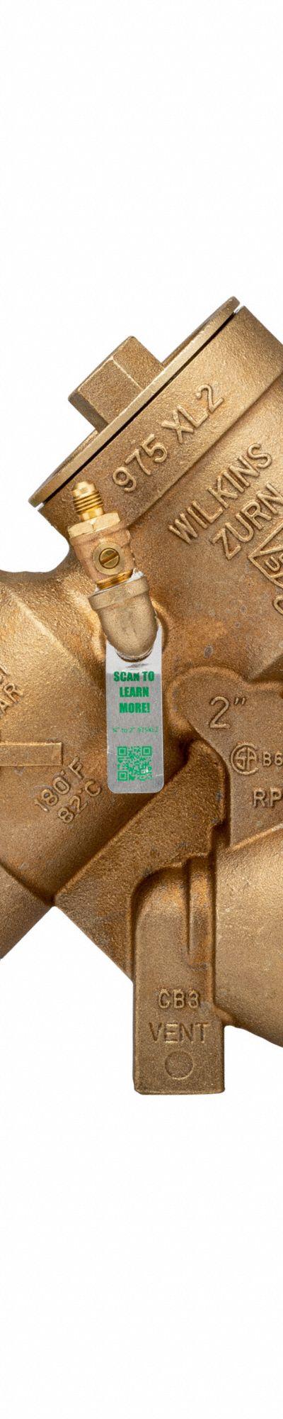 WILKINS Backflow Preventer: 975XL2 - Zurn RPZ Backflow Preventers