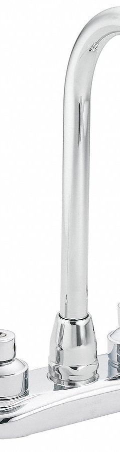 MOEN Gooseneck Bar Faucet: M-Dura, Centerset, Deck, Cast Metal, 1.5 gpm Flow Rate, 2 Mounting Holes (MPN 8279). Key specifications — Brand: MOEN.