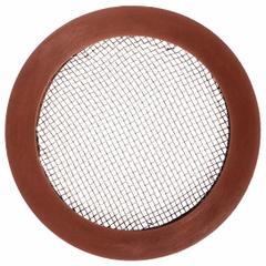 Cam and Groove Gasket: 3/4 in For Coupling Size, Brown, 1 3/8 in Outside Dia, Flat with Screen, FKM (MPN ZUSA-CAM-V20S-3/4). Key specifications — Color: Brown; Color Code Stripe: None; Metal Detectable: No; Durometer: 60A; Gasket Material: FKM; Brand: USA INDUSTRIALS.