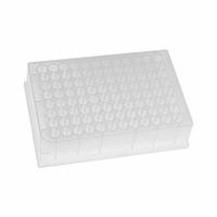 MTC BIO Well Plate: Sterile, 96 Wells, 1.2 mL, 8.5 mm Dia, RNase/DNase Free, Round, Polystyrene (MPN DP1200-RD-96-NS). Key specifications — Brand: MTC BIO; Body Color: Colorless; RNase/DNase Free: Yes; Well Shape: Round; Material: Polystyrene.