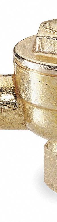 Steam Trap: Brass Body, Angle Design, 4,200 lb/hr, 1/2 in FNPT Inlet, 125 psi Max. (MPN 8C-A-2-125). Key specifications — Brand: BELL & GOSSETT.