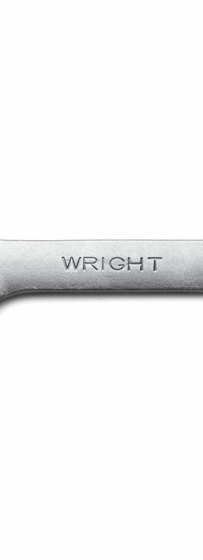 WRIGHT TOOL Open End Wrench: Steel - SAE, Single End, Open End Service Wrenches