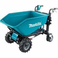 MAKITA Material Handling Dump Bucket: 661 lb Max Load Capacity, 4 Wheels, 36V LXT, 36 V, Tool Only (MPN XUC04Z). Key specifications — Tray Material: Not Rated; Battery Capacity: Battery Not Included.