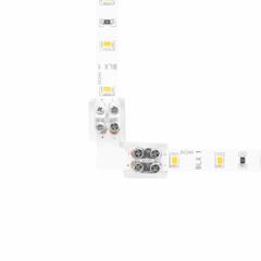 90° Tape Light Corner Connector: 1.3 in Lg, 90