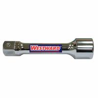 WESTWARD Socket Extension: 1 in Input Drive Size, 1 in Output Drive Size, 6 in Overall Lg, Chrome (MPN 45J262). Key specifications — attr1204978: Not Insulated; attr1204980: Locking Not Included; attr1204984: WESTWARD; attr1204970: Chrome.
