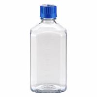 Media Bottle: PETG, 33.81 fl oz Capacity - oz, 1 L Capacity - mL, Closure Included, Sterile, Unlined (MPN BGC1000SB). Key specifications — Graduated: Yes; Closure Type: Screw-On with Shrink Seal; Body Color: Colorless; Brand: APPROVED VENDOR.